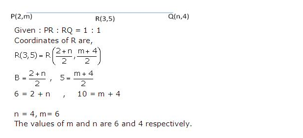 Frank ICSE Solutions for Class 10 Maths Distance and Section Formulae Ex 12.3 6