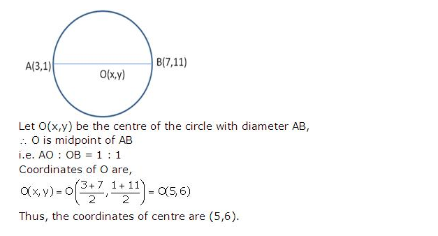 Frank ICSE Solutions for Class 10 Maths Distance and Section Formulae Ex 12.3 8