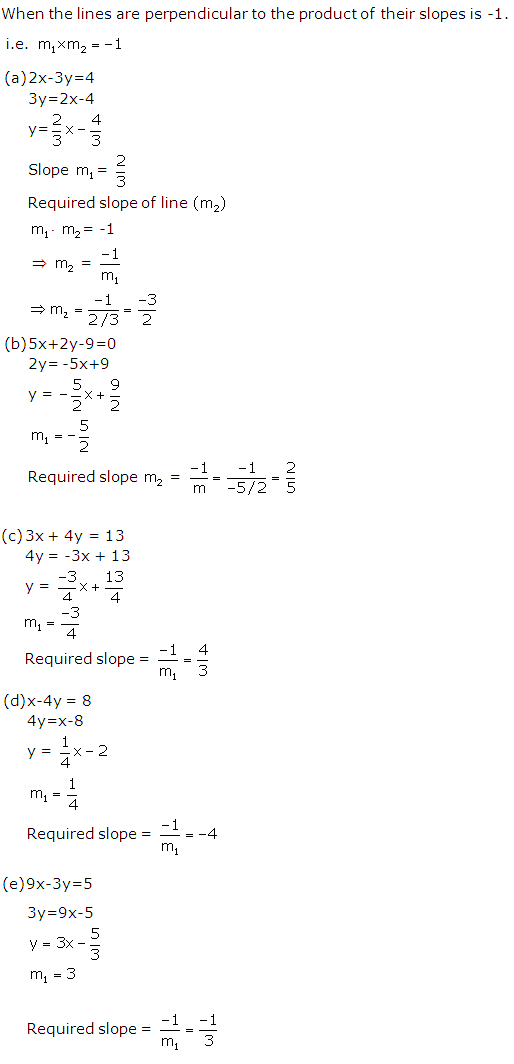 Frank ICSE Solutions for Class 10 Maths Equation of A Straight Line Ex 13.2 6