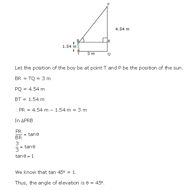 Frank ICSE Solutions for Class 10 Maths Heights and Distances Ex 22.1 22