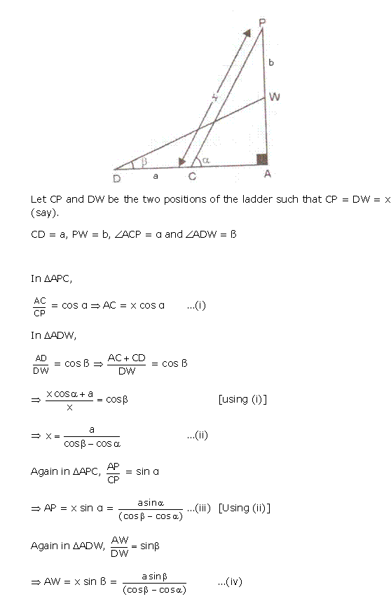 Frank ICSE Solutions for Class 10 Maths Heights and Distances Ex 22.1 55