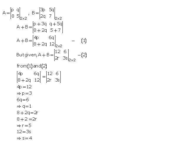 Frank ICSE Solutions for Class 10 Maths Matrices Ex 11.1 14