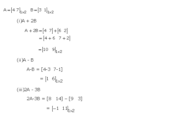 Frank ICSE Solutions for Class 10 Maths Matrices Ex 11.1 6