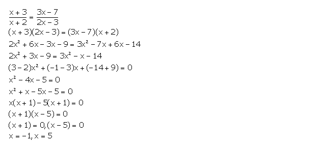 Frank ICSE Solutions for Class 10 Maths Quadratic Equations Ex 6.1 19