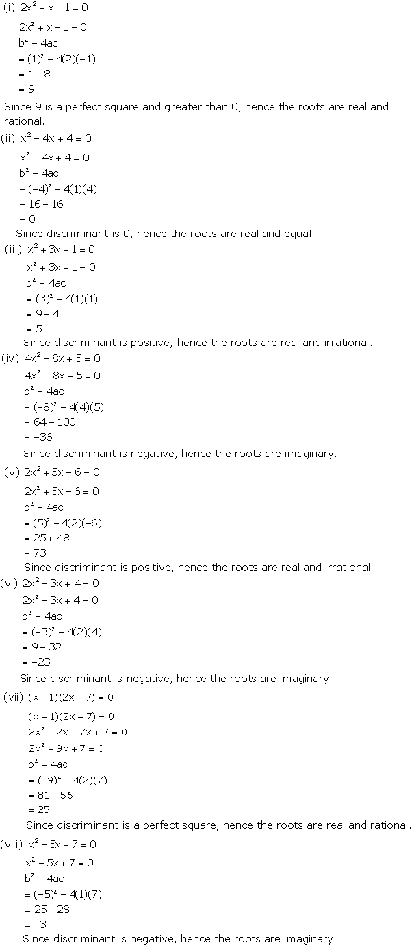 Frank ICSE Solutions for Class 10 Maths Quadratic Equations Ex 6.2 2