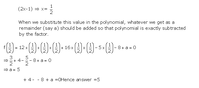 Frank ICSE Solutions for Class 10 Maths Remainder And Factor Theorems Ex 10.1 15