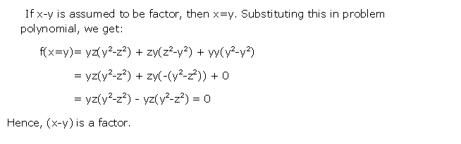 Frank ICSE Solutions for Class 10 Maths Remainder And Factor Theorems Ex 10.1 18