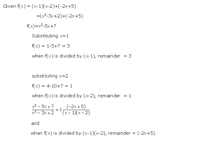 Frank ICSE Solutions for Class 10 Maths Remainder And Factor Theorems Ex 10.1 22