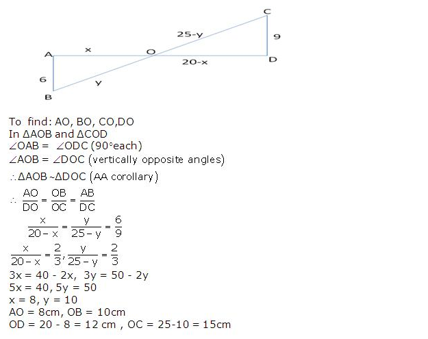 Frank ICSE Solutions for Class 10 Maths Similarity Ex 15.1 5