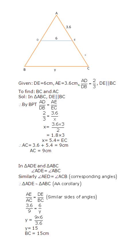 Frank ICSE Solutions for Class 10 Maths Similarity Ex 15.1 6