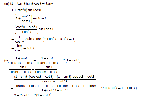 Frank ICSE Solutions for Class 10 Maths Trigonometric Identities Ex 21.1 27