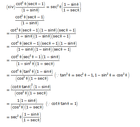 Frank ICSE Solutions for Class 10 Maths Trigonometric Identities Ex 21.1 36