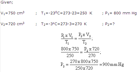 Frank ICSE Solutions for Class 9 Chemistry - Study of Gas Laws 17