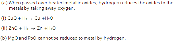 Frank ICSE Solutions for Class 9 Chemistry - Study of the First Element - Hydrogen 4