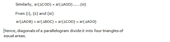 Frank ICSE Solutions for Class 9 Maths Areas Theorems on Parallelograms Ex 21.1 12