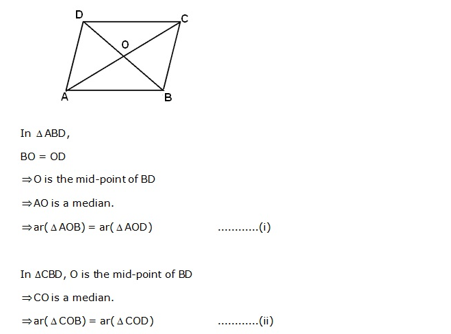 Frank ICSE Solutions for Class 9 Maths Areas Theorems on Parallelograms Ex 21.1 13