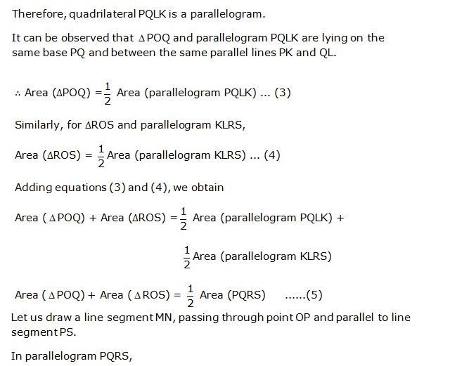 Frank ICSE Solutions for Class 9 Maths Areas Theorems on Parallelograms Ex 21.1 17