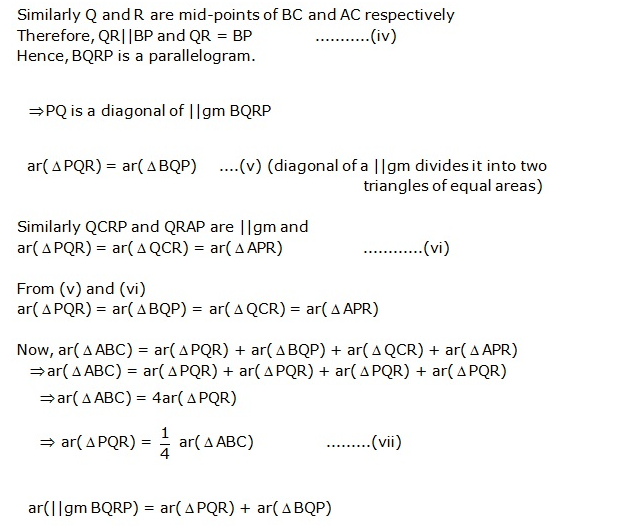 Frank ICSE Solutions for Class 9 Maths Areas Theorems on Parallelograms Ex 21.1 27