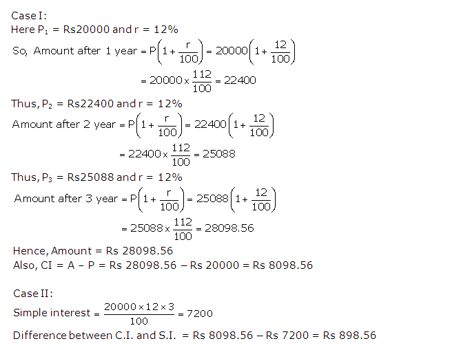 Frank ICSE Solutions for Class 9 Maths Compound Interest Ex 3.1 17