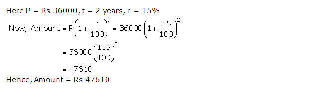 Frank ICSE Solutions for Class 9 Maths Compound Interest Ex 3.2 5