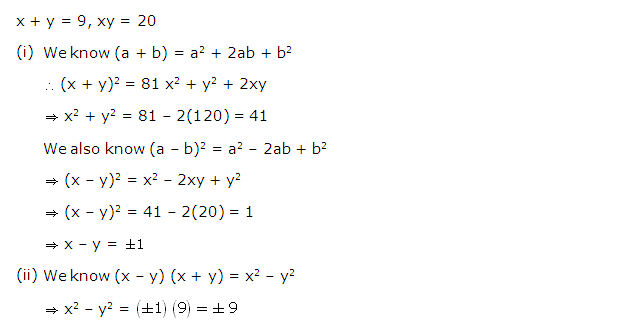 Frank ICSE Solutions for Class 9 Maths Expansions Ex 4.1 9