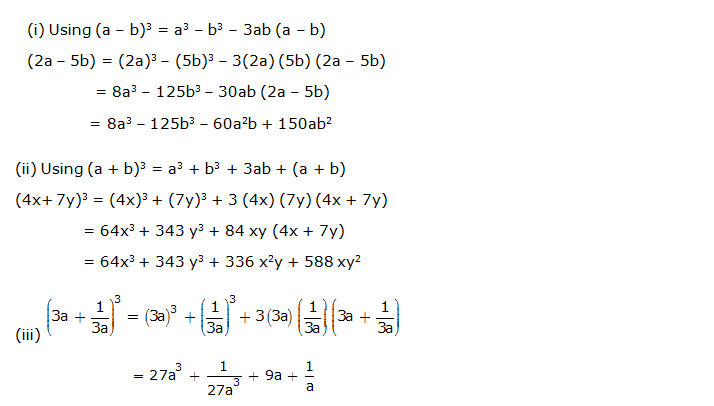 Frank ICSE Solutions for Class 9 Maths Expansions Ex 4.2 1