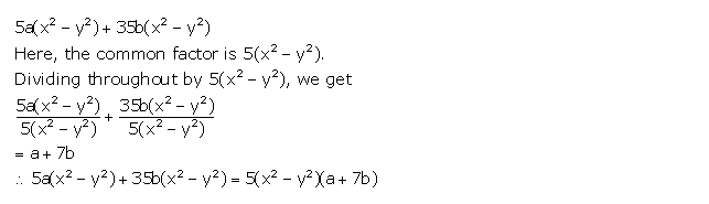 Frank ICSE Solutions for Class 9 Maths Factorisation Ex 5.1 2