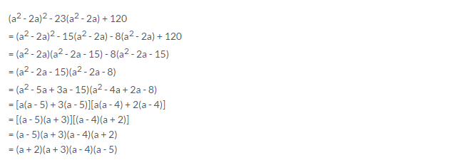 Frank ICSE Solutions for Class 9 Maths Factorisation Ex 5.2 24