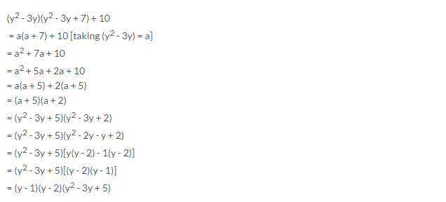 Frank ICSE Solutions for Class 9 Maths Factorisation Ex 5.2 29