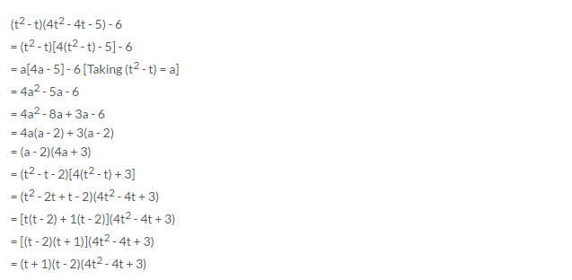 Frank ICSE Solutions for Class 9 Maths Factorisation Ex 5.2 30