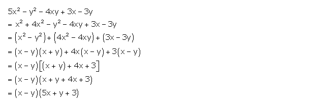 Frank ICSE Solutions for Class 9 Maths Factorisation Ex 5.3 33