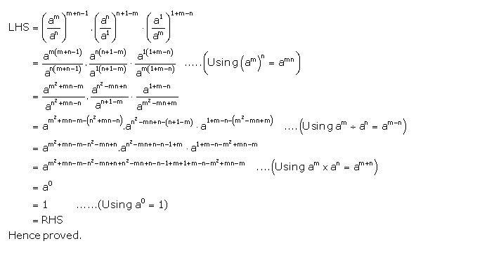 Frank ICSE Solutions for Class 9 Maths Indices Ex 9.1 62