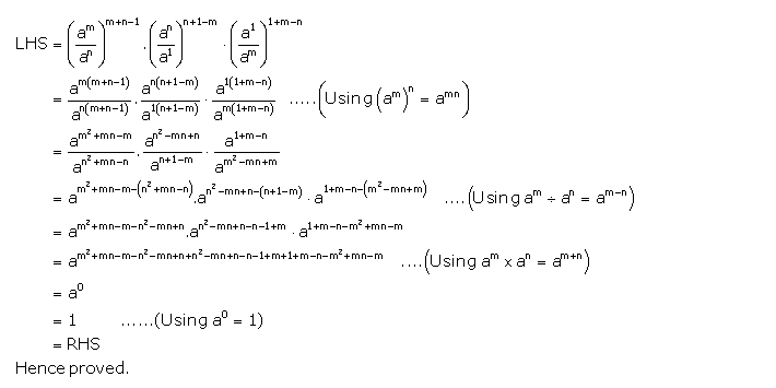 Frank ICSE Solutions for Class 9 Maths Indices Ex 9.1 63