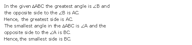 Frank ICSE Solutions for Class 9 Maths Inequalities in Triangles Ex 13.1 1