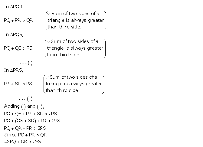 Frank ICSE Solutions for Class 9 Maths Inequalities in Triangles Ex 13.1 26