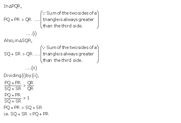 Frank ICSE Solutions for Class 9 Maths Inequalities in Triangles Ex 13.1 28