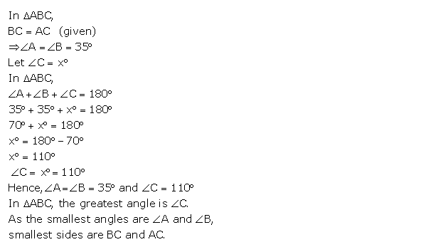 Frank ICSE Solutions for Class 9 Maths Inequalities in Triangles Ex 13.1 7