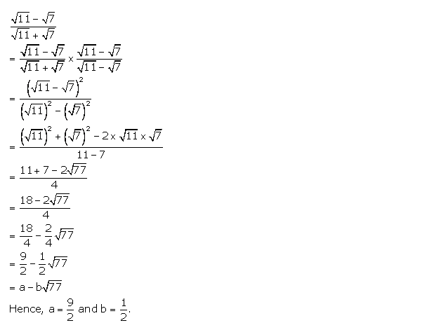 Frank ICSE Solutions for Class 9 Maths Irrational Numbers Ex 1.3 34