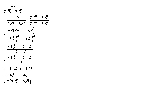 Frank ICSE Solutions for Class 9 Maths Irrational Numbers Ex 1.3 6