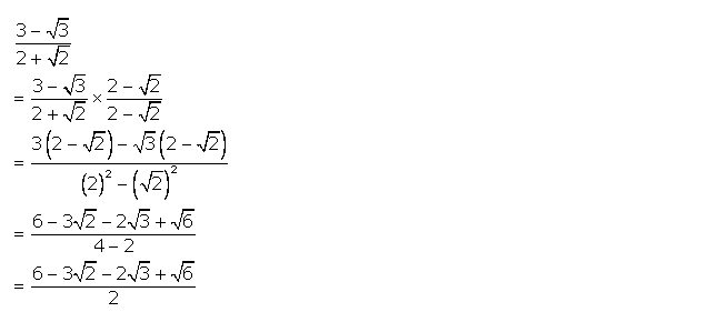 Frank ICSE Solutions for Class 9 Maths Irrational Numbers Ex 1.3 9