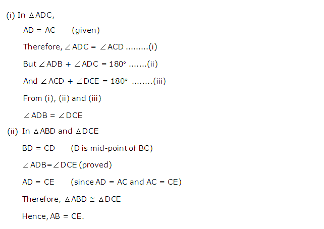 Frank ICSE Solutions for Class 9 Maths Isosceles Triangle Ex 12.1 28