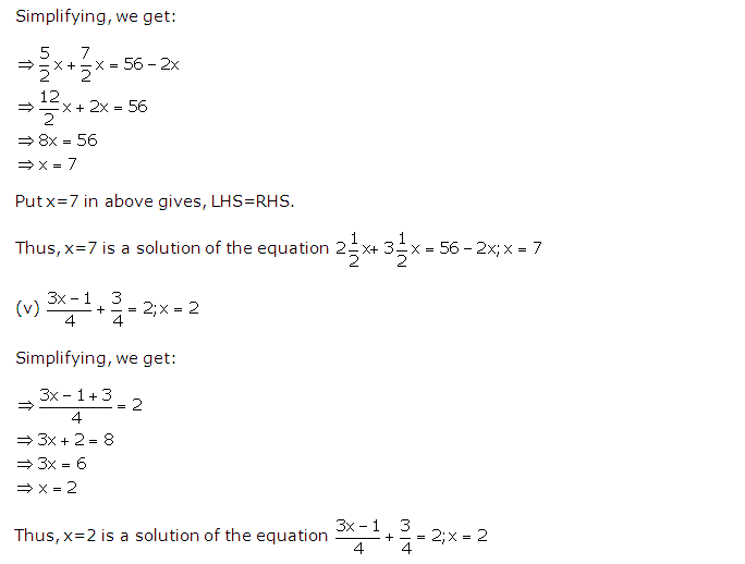 Frank ICSE Solutions for Class 9 Maths Linear Equations Ex 7.1 2