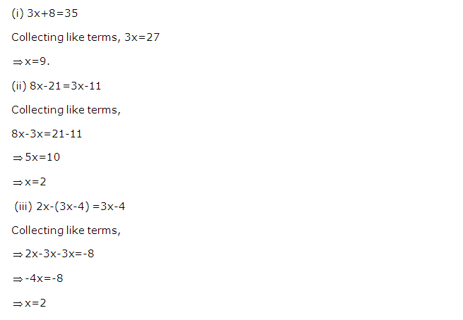 Frank ICSE Solutions for Class 9 Maths Linear Equations Ex 7.1 3