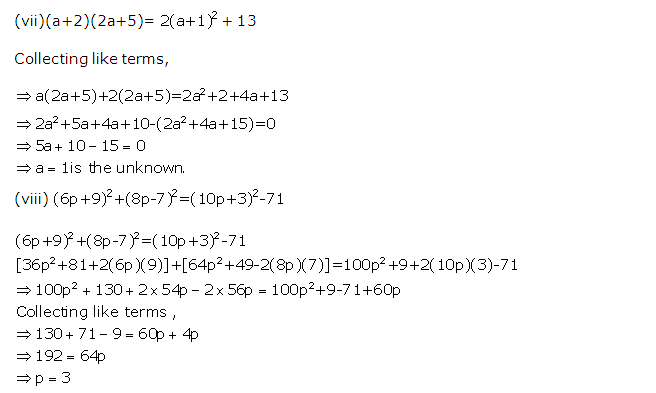 Frank ICSE Solutions for Class 9 Maths Linear Equations Ex 7.1 5