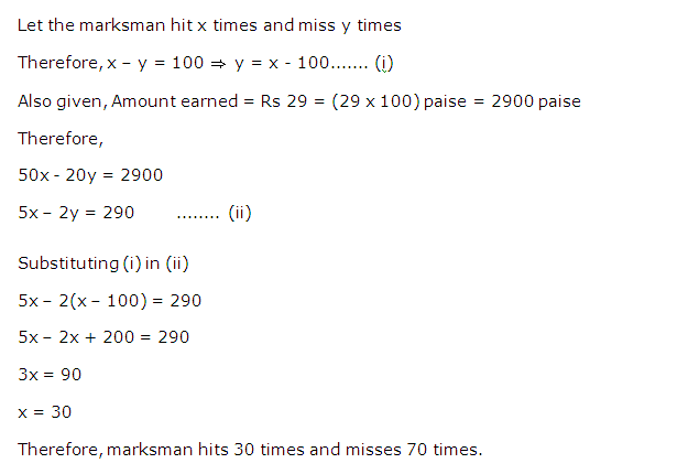 Frank ICSE Solutions for Class 9 Maths Linear Equations Ex 7.6 9