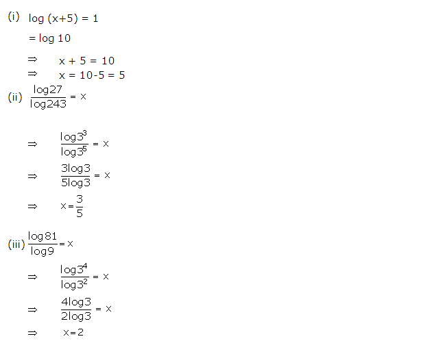 Frank ICSE Solutions for Class 9 Maths Logarithms Ex 10.2 18