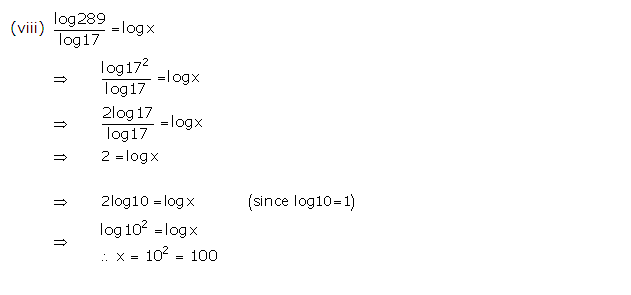 Frank ICSE Solutions for Class 9 Maths Logarithms Ex 10.2 21