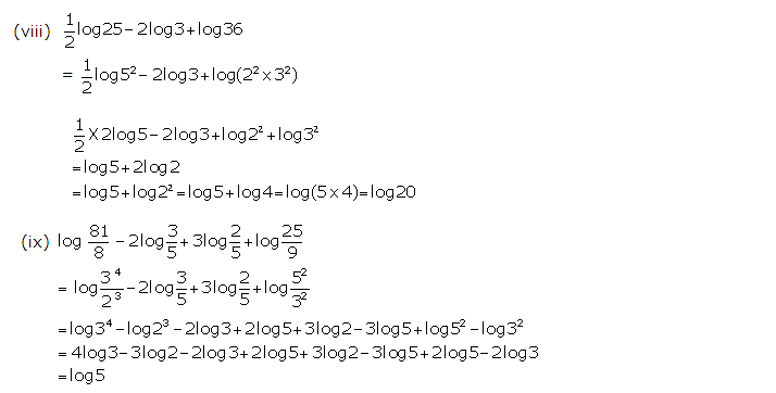 Frank ICSE Solutions for Class 9 Maths Logarithms Ex 10.2 9