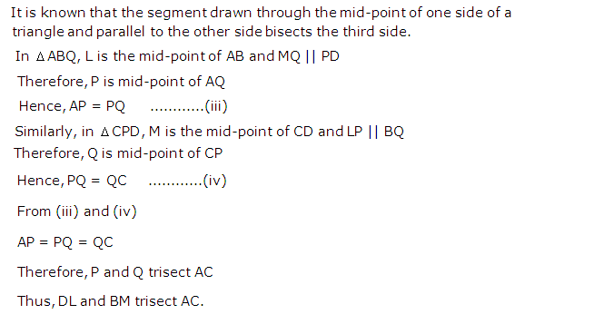 Frank ICSE Solutions for Class 9 Maths Mid-point and Intercept Theorems Ex 15.1 16