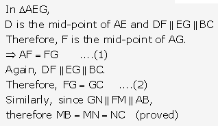 Frank ICSE Solutions for Class 9 Maths Mid-point and Intercept Theorems Ex 15.2 6